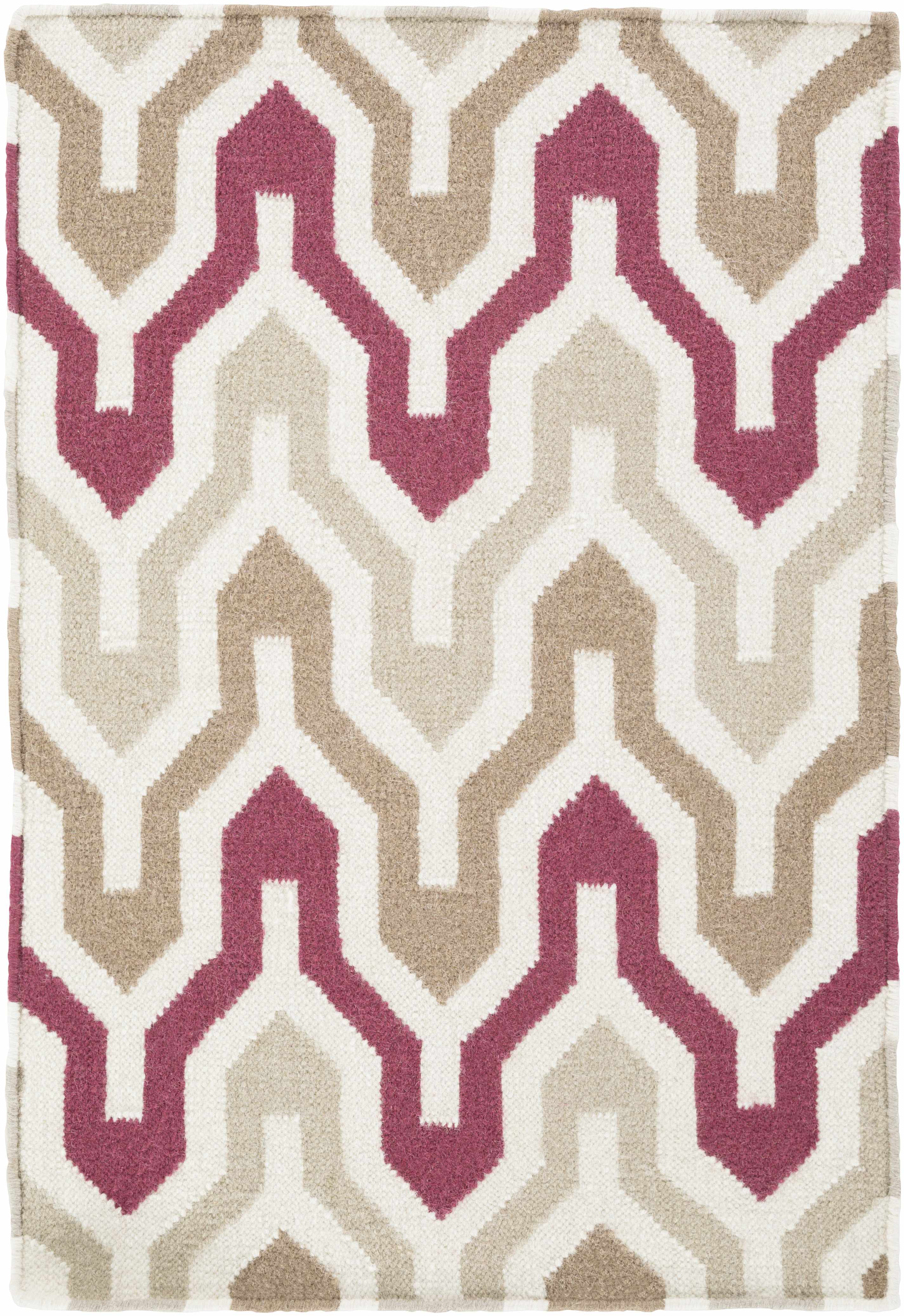 Markesan Wavy Chevron Wool Rug