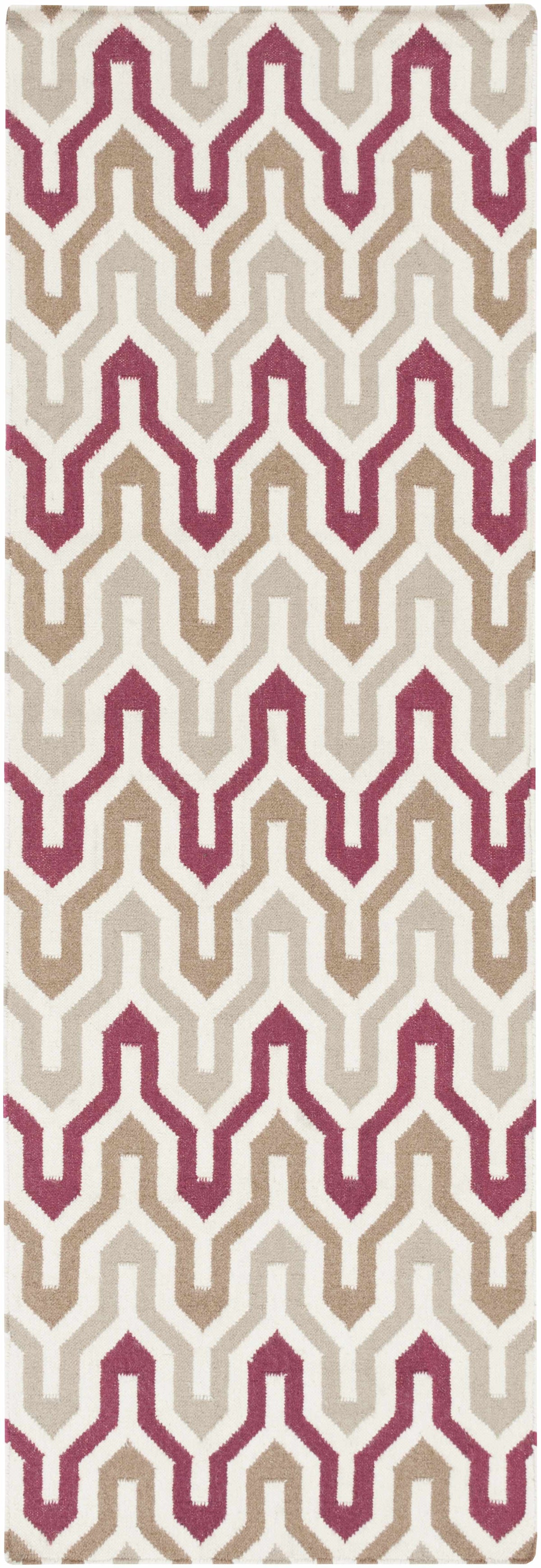 Markesan Wavy Chevron Wool Rug