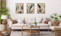 Earth Tone Botanical - Framed Print Set