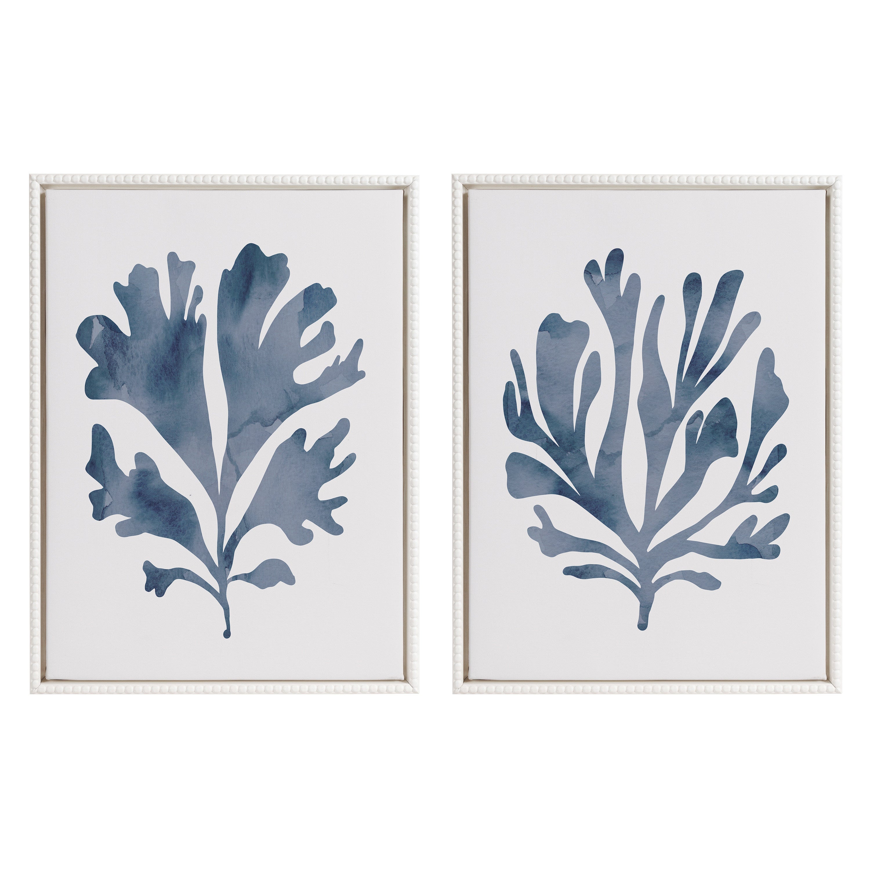 Coral Blue - Framed Print Set