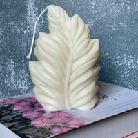 Minimalist Feather Candle