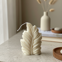 Minimalist Feather Candle