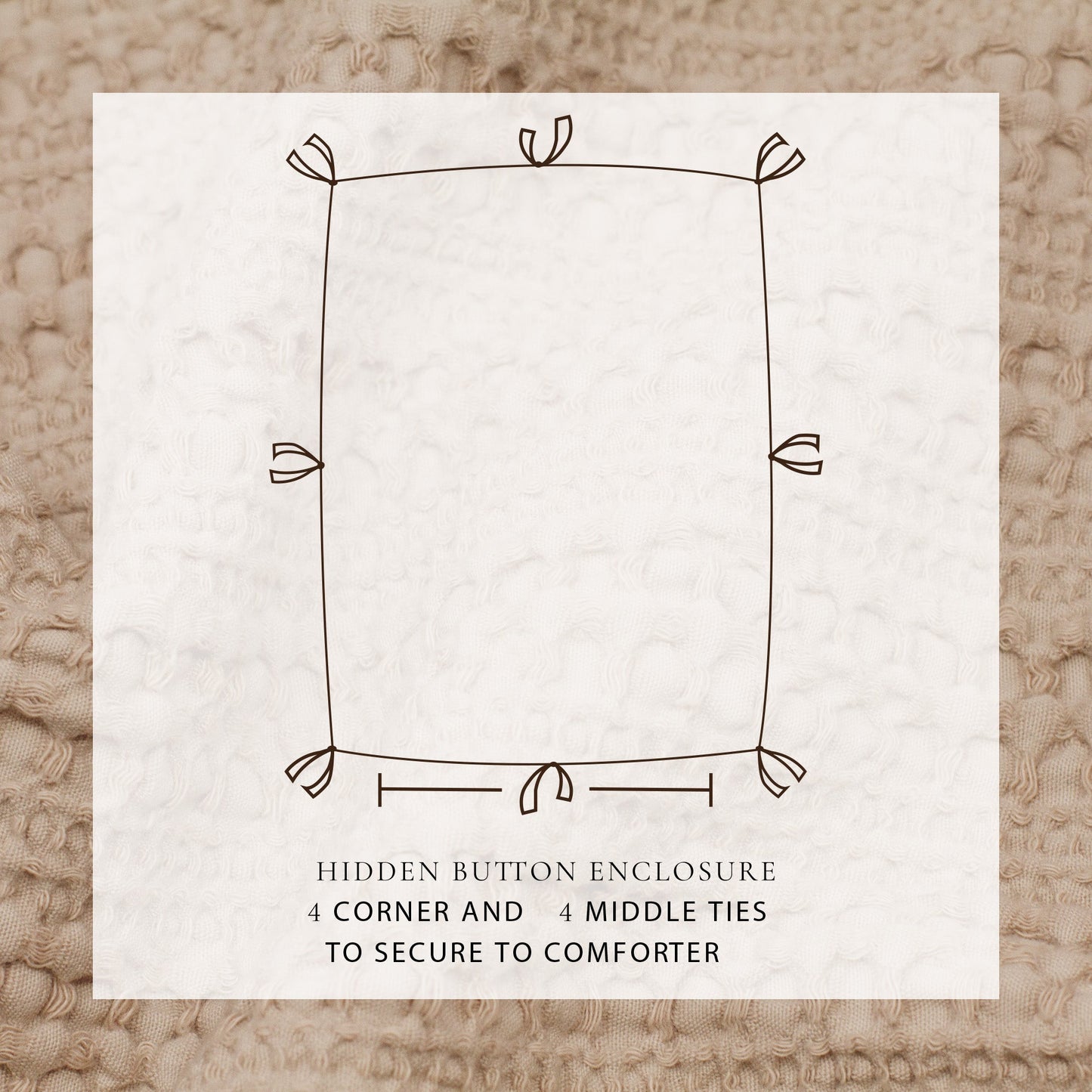 Cotton Honeycomb Waffle Duvet Set