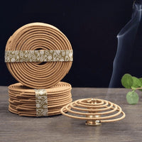 Natural Handmade Sandalwood Coils