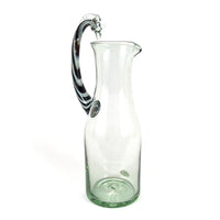 Zebra Pitcher - Recycled Glass