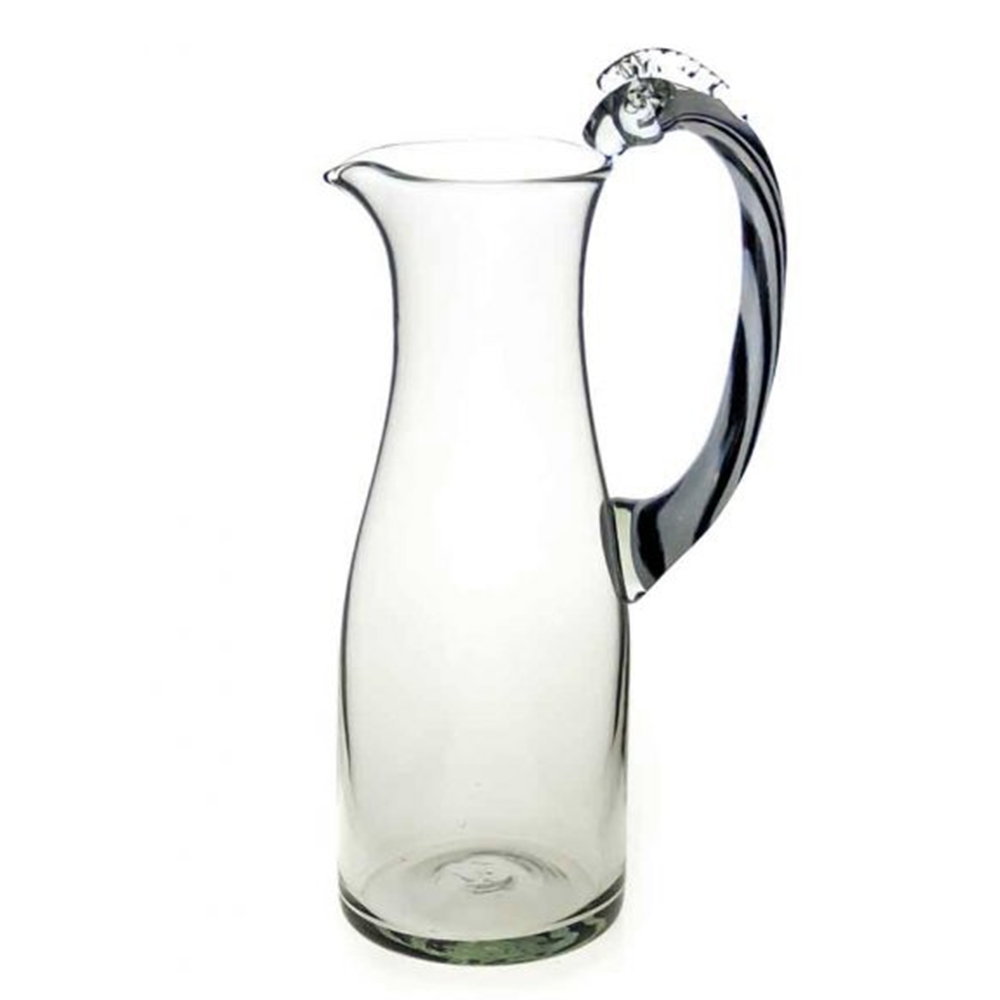 Zebra Pitcher - Recycled Glass