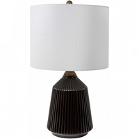 Tramutola Black Ceramic Table Lamp
