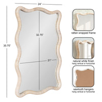 Seriva Rattan Mirror