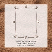 Cotton Honeycomb Waffle Duvet Set