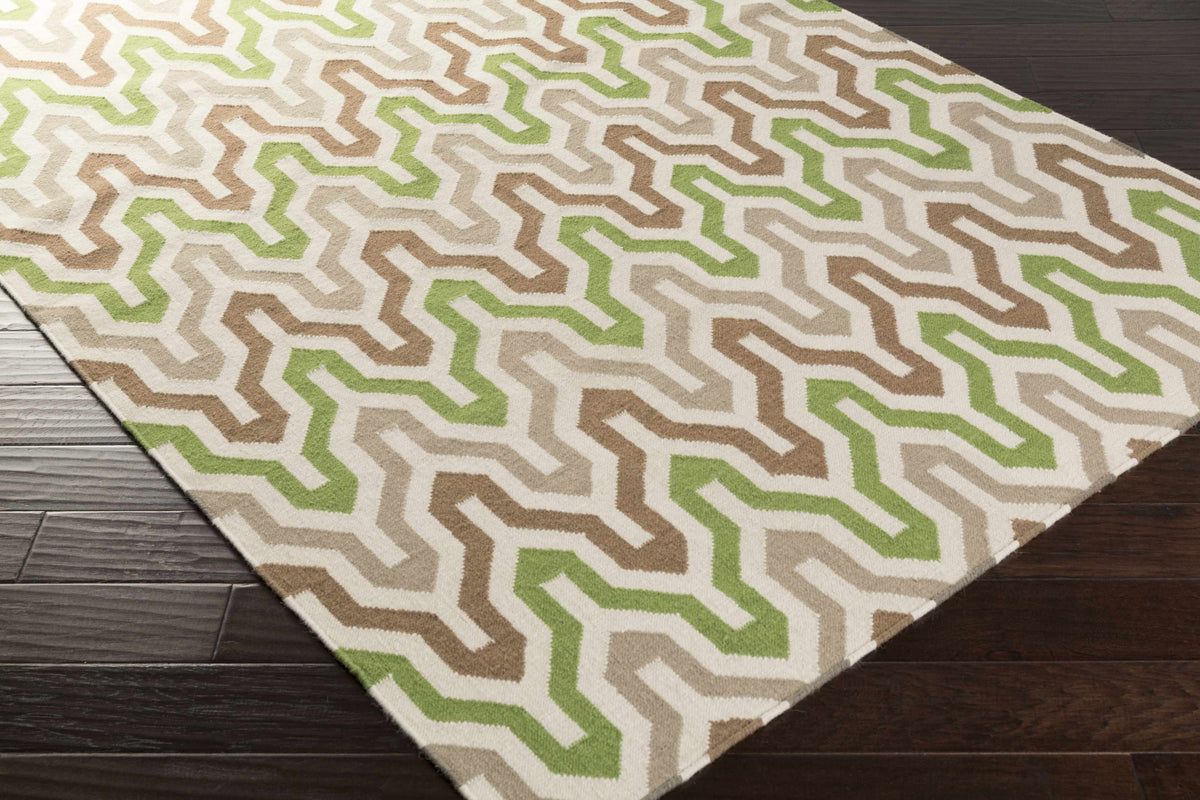 Penryn Wavy Chevron Wool Rug
