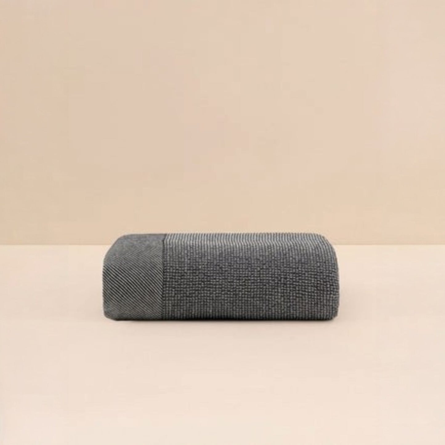 Pergamon Waffle Throw — Black