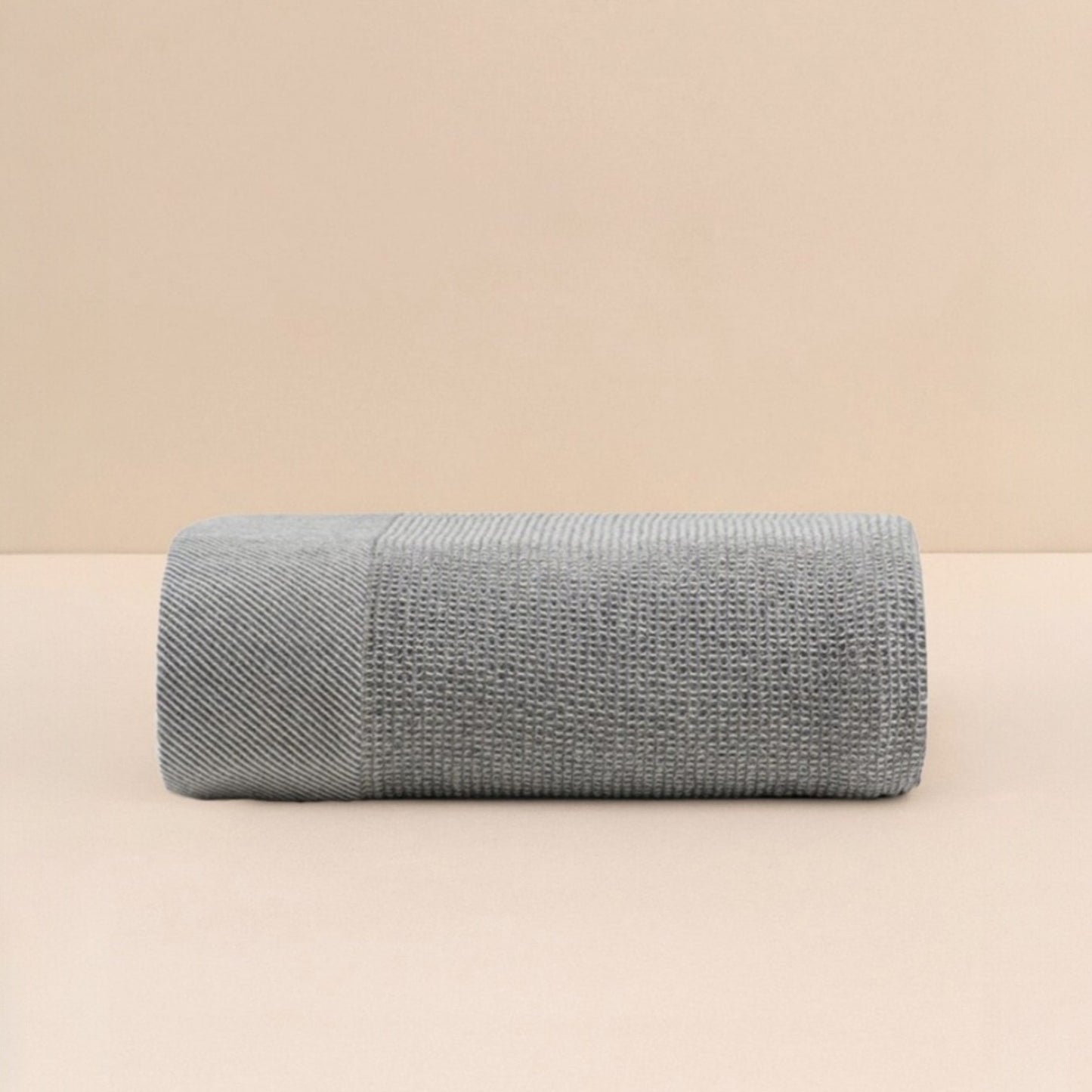 Pergamon Waffle Throw - Grey