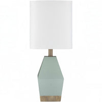Aqua Ceramic Table Lamp