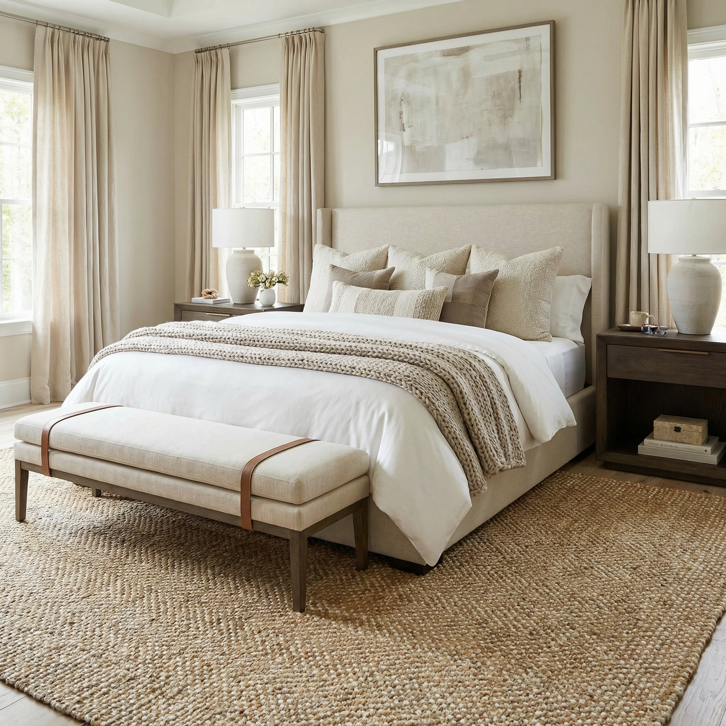 Ochre Jute Rug