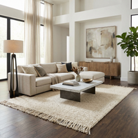 Aloka Bleached Jute Rug