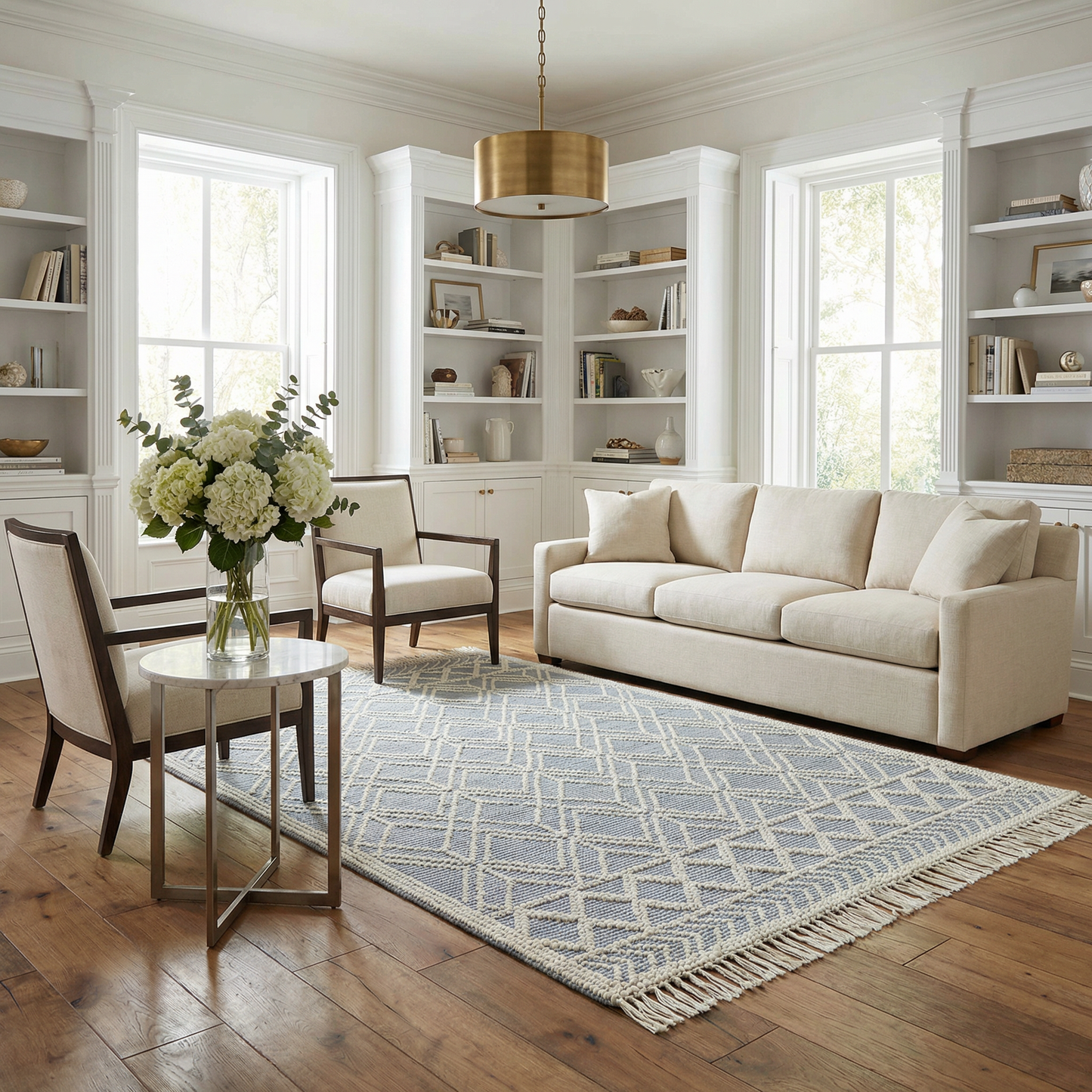 Indigo Wool Rug