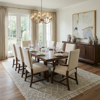 Lattice Wool Area Rug