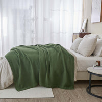 100% Cotton Waffle Weave Blanket