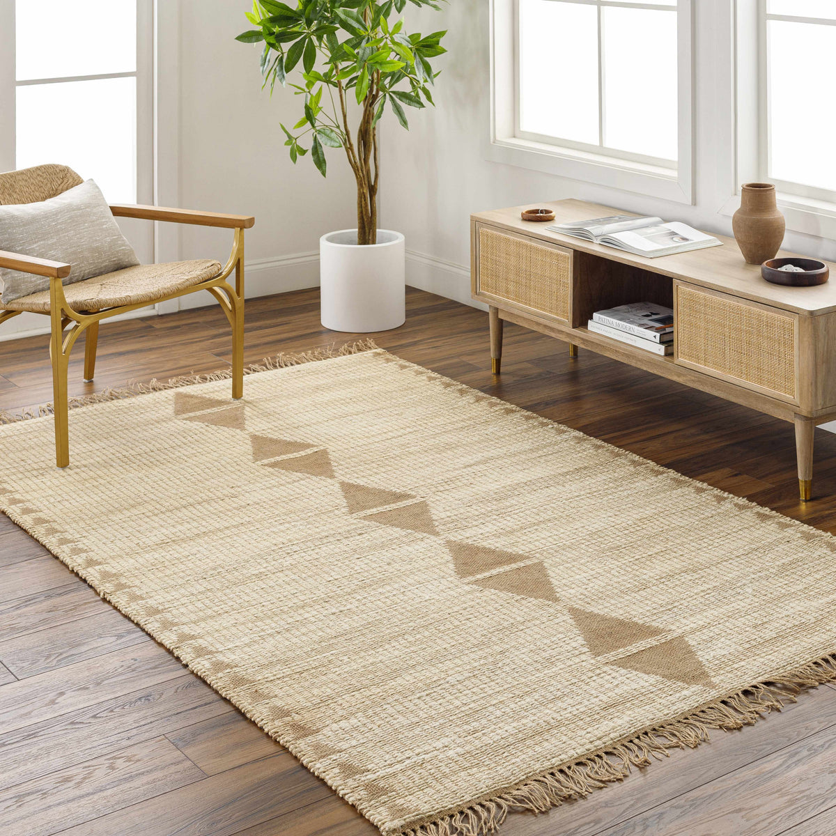 Marie Diamond Jute Rug