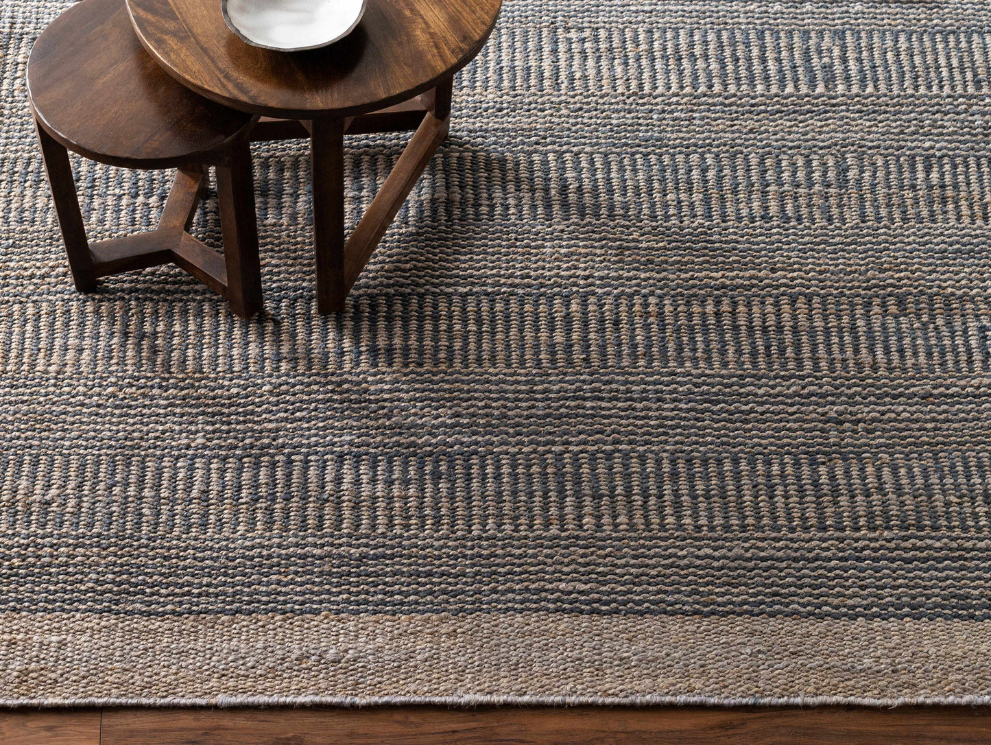 Navy Jute Rug