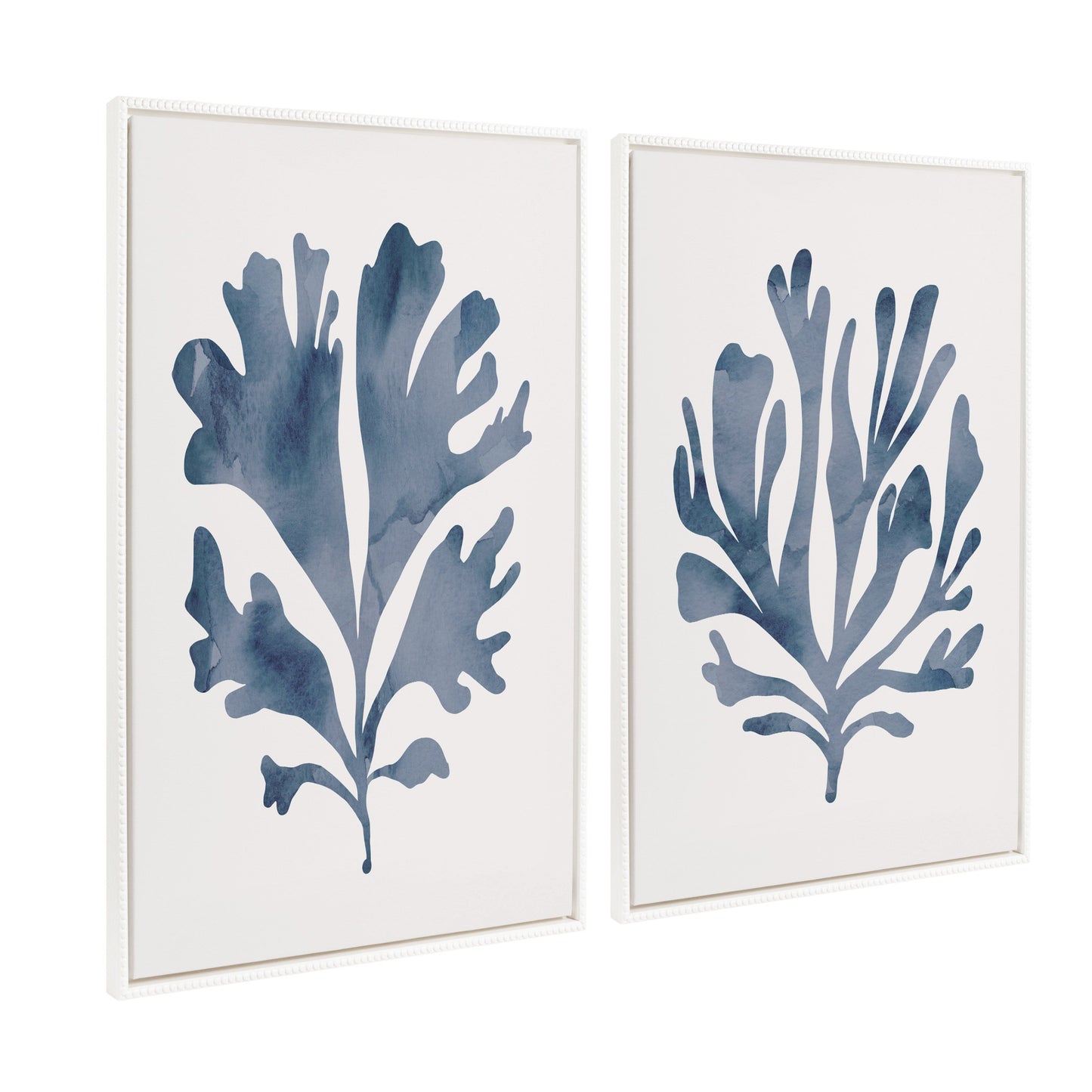 Coral Blue - Framed Print Set
