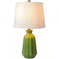 Schlettau Green Ceramic Table Lamp