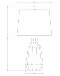 Schlettau Green Ceramic Table Lamp