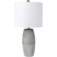 Elio Ribbed Ceramic Table Lamp