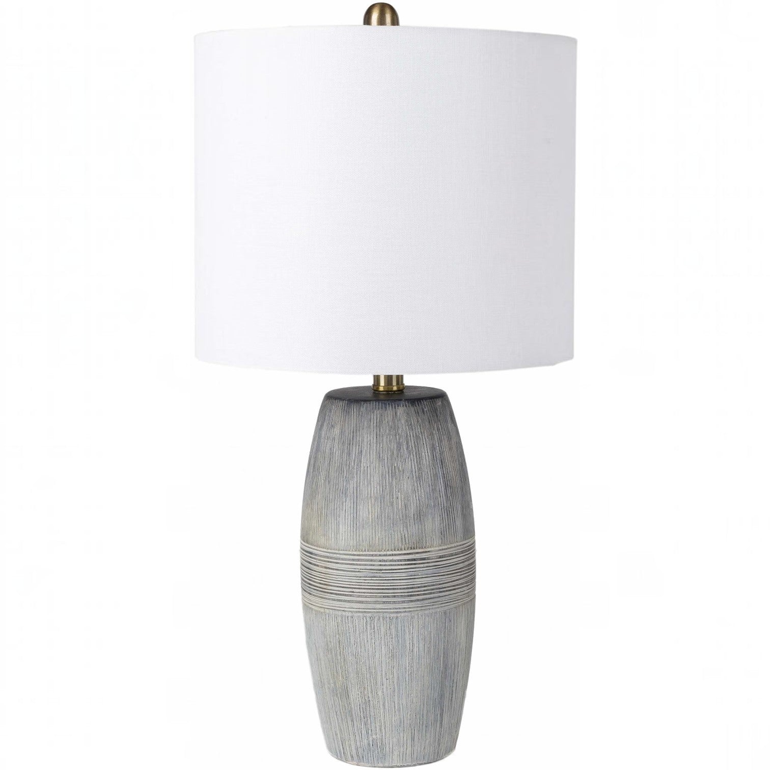 Elio Ribbed Ceramic Table Lamp