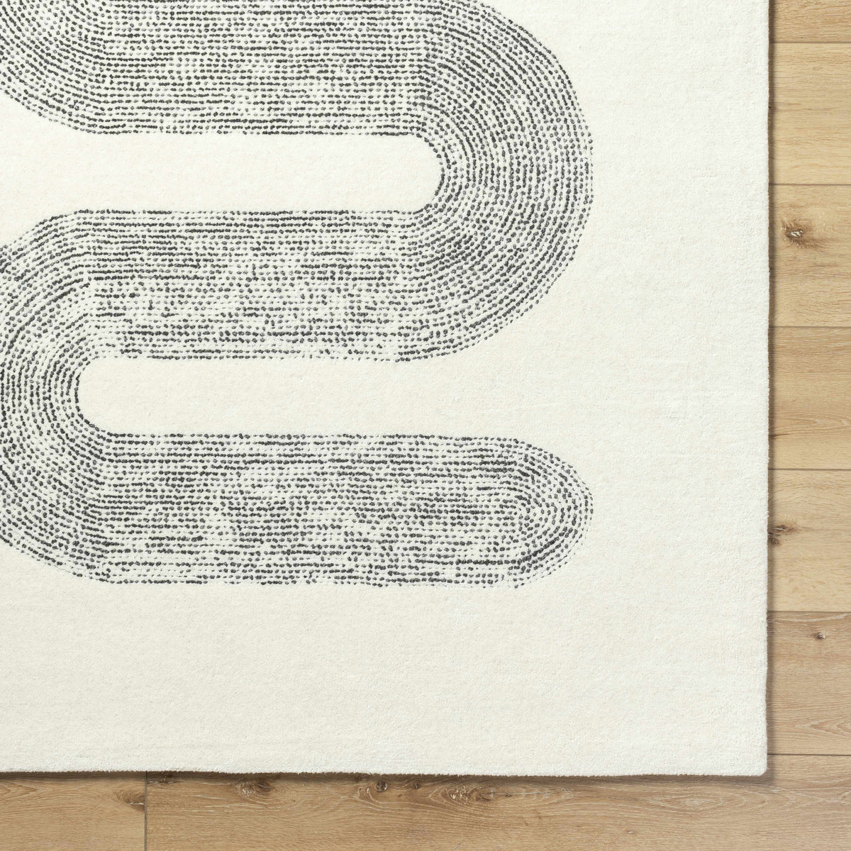 Saura Wavy Wool Area Rug