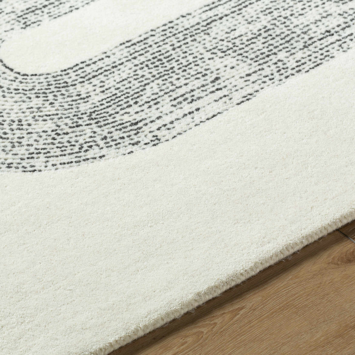 Saura Wavy Wool Area Rug