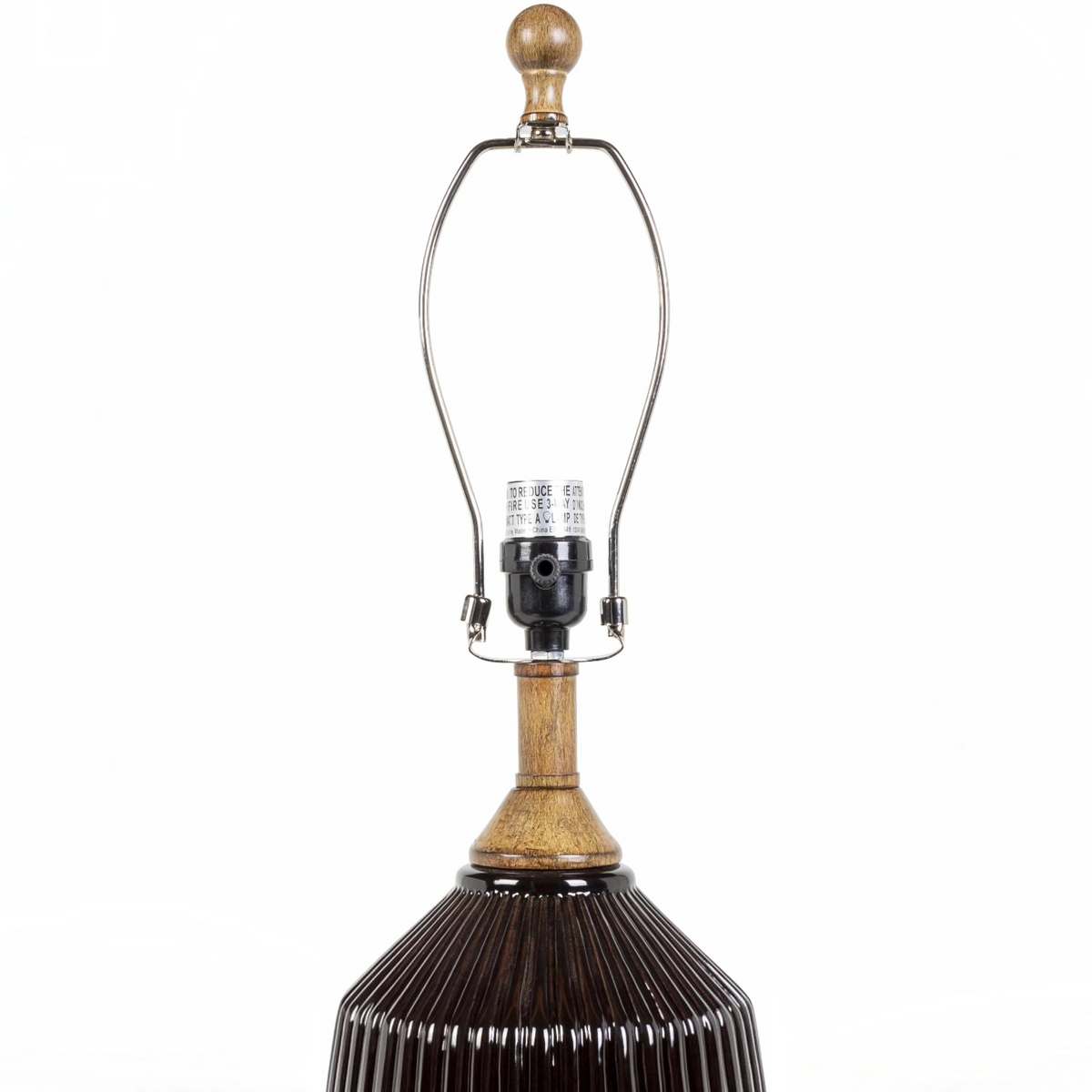 Tramutola Black Ceramic Table Lamp