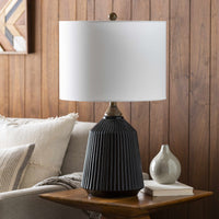 Tramutola Black Ceramic Table Lamp