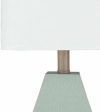 Aqua Ceramic Table Lamp